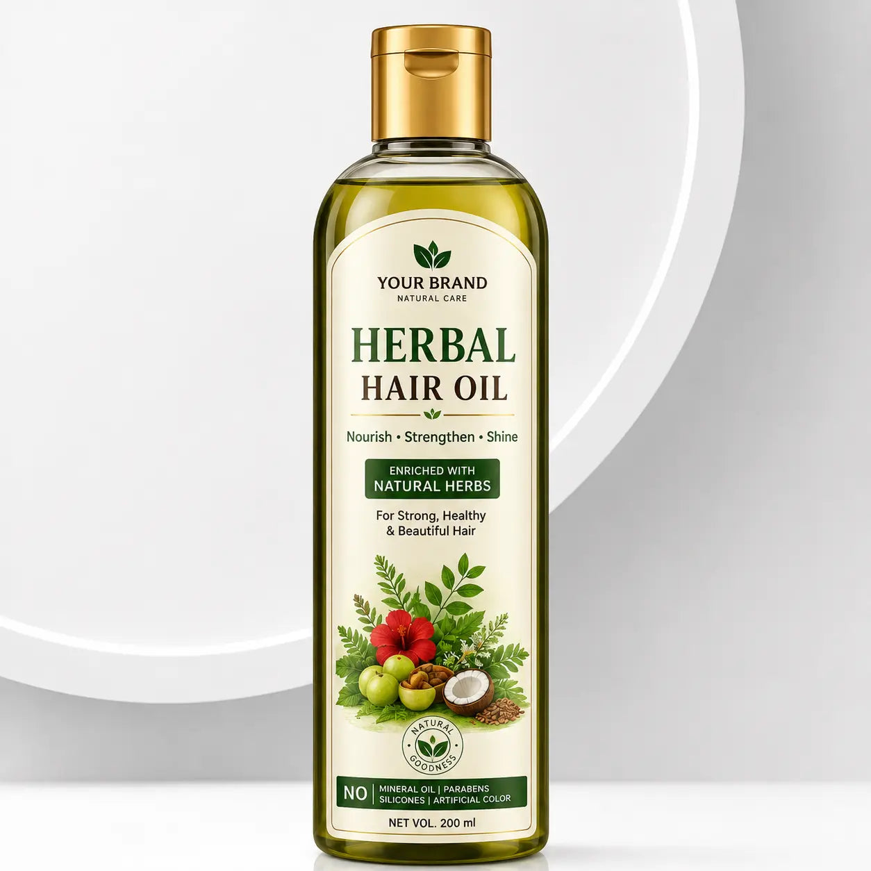 Herbal Hair Oil in Pakistan | Organic Shikakai Hair Oil with 27 Heritage Herbs & 6 Natural Oils | Revive, Nourish & Strengthen Hair