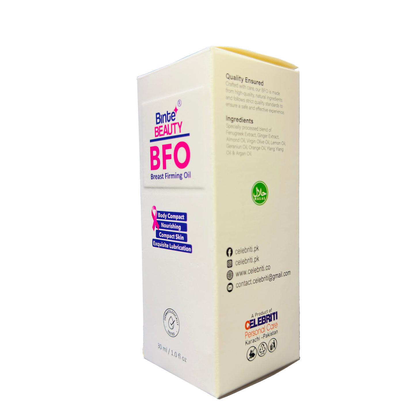 Binte Beauty Breast Firming Oil (BFO)-(30 ml) Celebriti